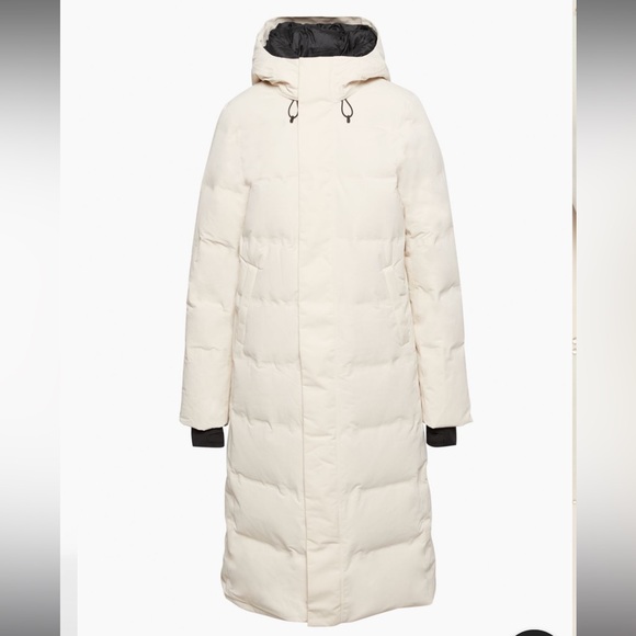 Aritzia TNA The dri parka long medium size in white - Picture 10 of 15